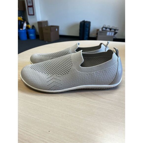 David Tate Gray Elastic Slip On Sneakers sz 9WW EUC - Picture 4 of 7